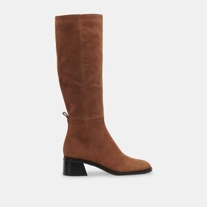 Dolce Vita Liza Boots Brown Suede Women's Size 7.5 New in Box